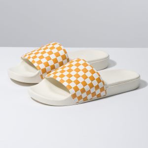 Vans Bayan Sandalet Checkerboard Slide-On Turuncu Çiçekli | 80977-974